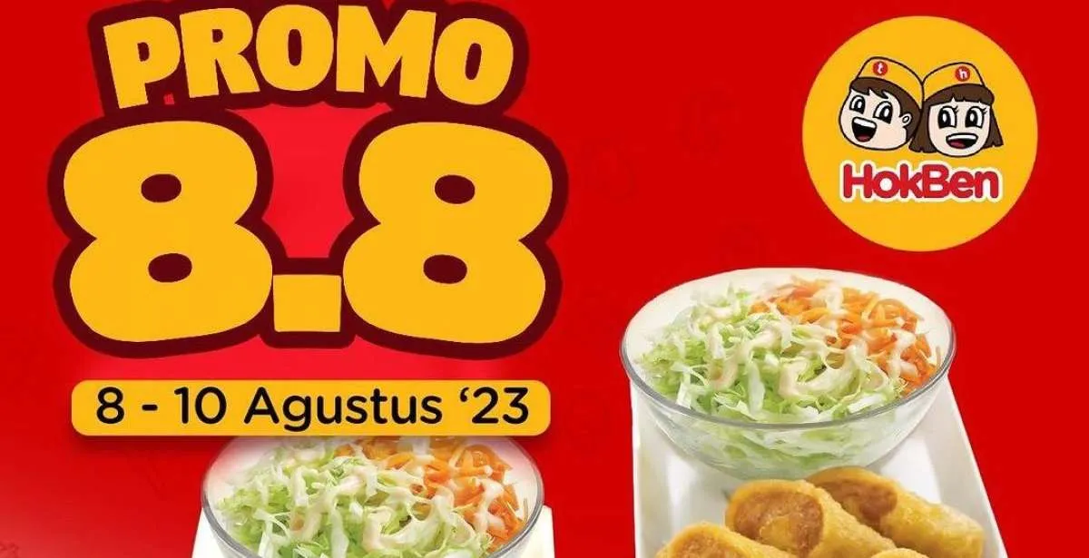 Promo HokBen 8.8 Masih Berlaku Hari Ini di Agustus 2023, Nikmati Paket Lezat & Hemat