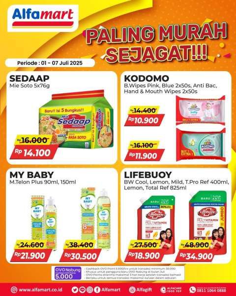 Promo Alfamart 1-7 Juli 2025 Paling Murah Sejagat