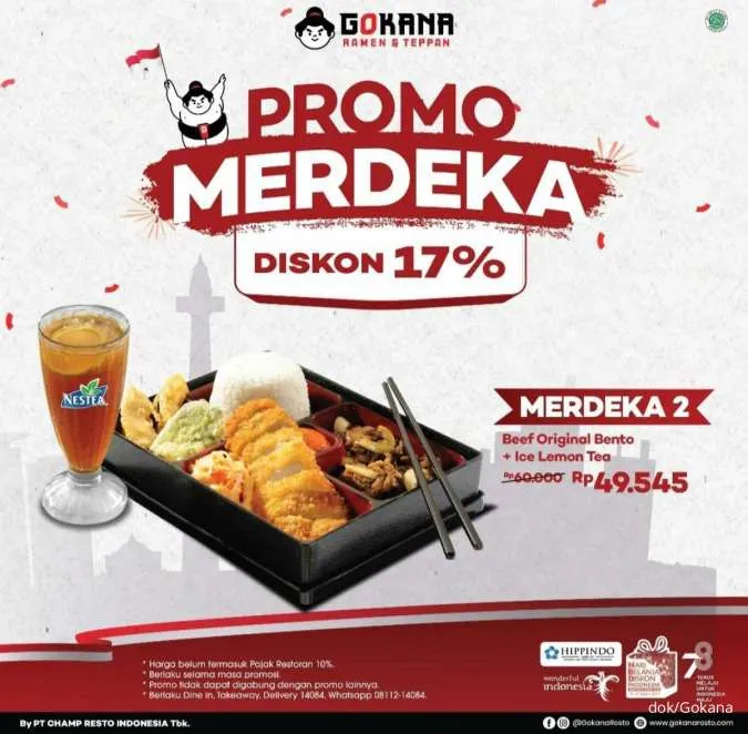 Gokana Promo Merdeka Edisi Bulan Agustus 2023 