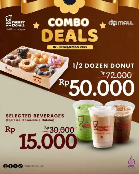 Promo Mister Donut Combo Deals September 2025