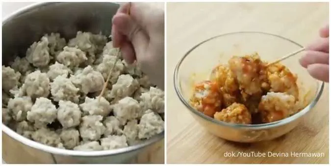 Resep Pentol Ayam Kriwil yang Gurih, Kenyal, dan Daging Berasa Ala Abang-Abang