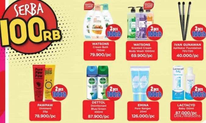 Promo Watsons Weekend Special Periode 3-6 Februari 2022