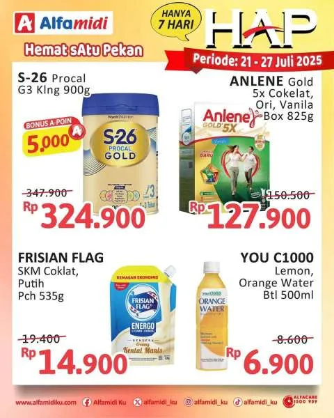 Promo Alfamidi Hemat Satu Pekan Periode 21-27 Juli 2025