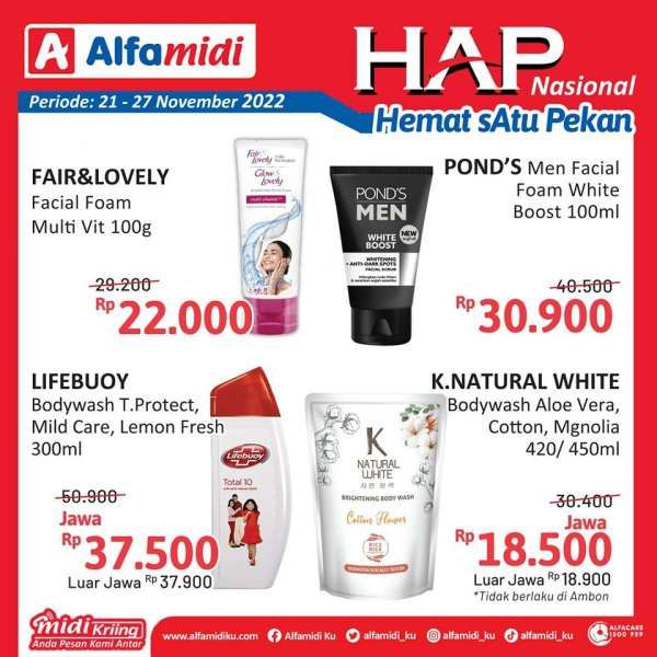 Katalog Promo Alfamidi Hemat Satu Pekan Periode 21-27 November 2022