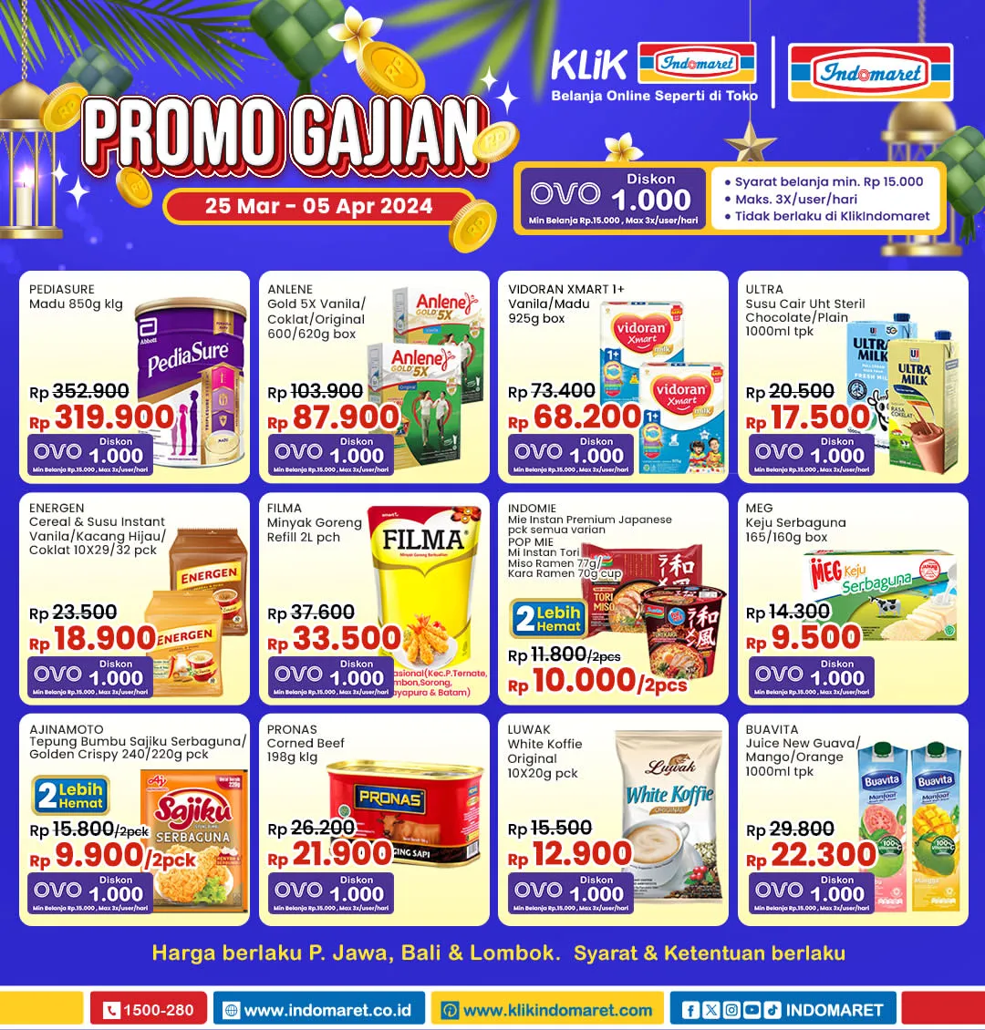 Promo Gajian Indomaret Periode 25 Maret-5 April 2024