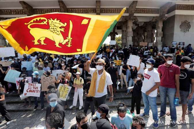 Pasukan Sri Lanka Menyerbu Kamp Protes Anti-Pemerintah Saat Presiden Baru Menjabat