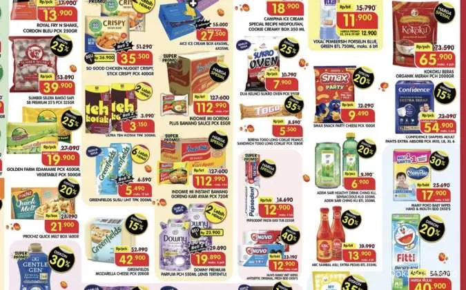 Promo Superindo Weekday 22-25 September 2025, Ada Diskon 45% dan Beli 1 Gratis 1