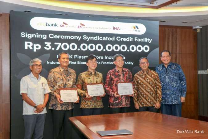 Allo Bank dan Bank Mega Danai Pabrik Plasma Darah Rp 3,7 T