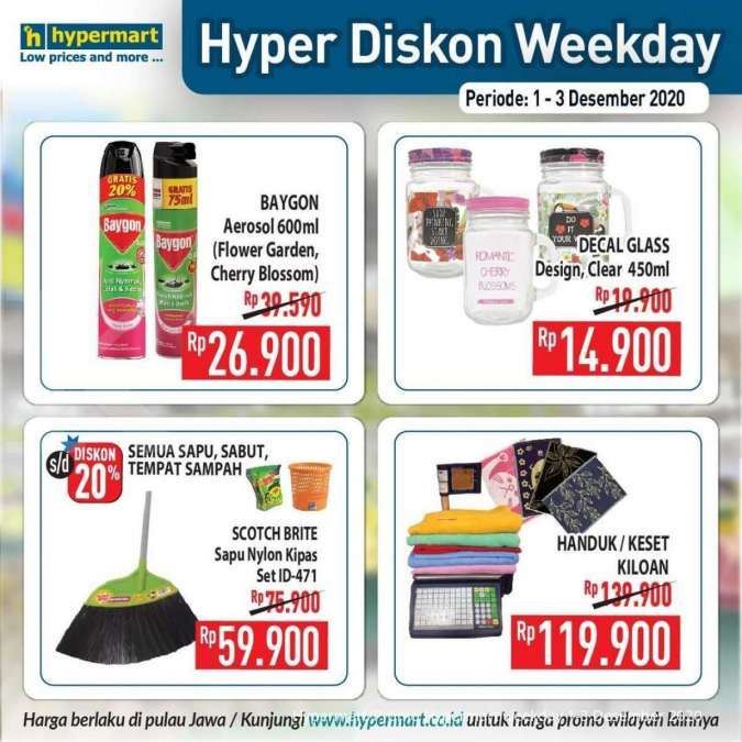 Promo Hypermart weekday 1-3 Desember 2020 