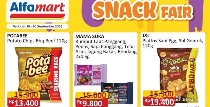 Promo Alfamart Terbaru 25 September 2023, Nikmati Snack dan Susu Lebih Murah