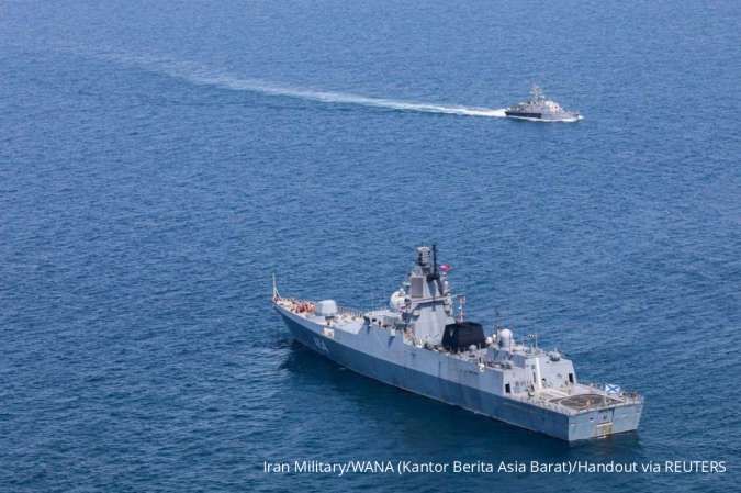 Latihan Militer Gabungan Rusia, China, dan Iran di Laut Arab Resmi Dimulai 