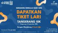 Menabung Sambil Bersiap Berlari, bank bjb Ajak Masyarakat Ramaikan Tangerang 10K