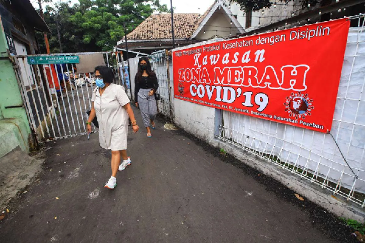 Awal Mei 2021, zona merah corona kembali turun jadi 14 wilayah, ini rinciannya