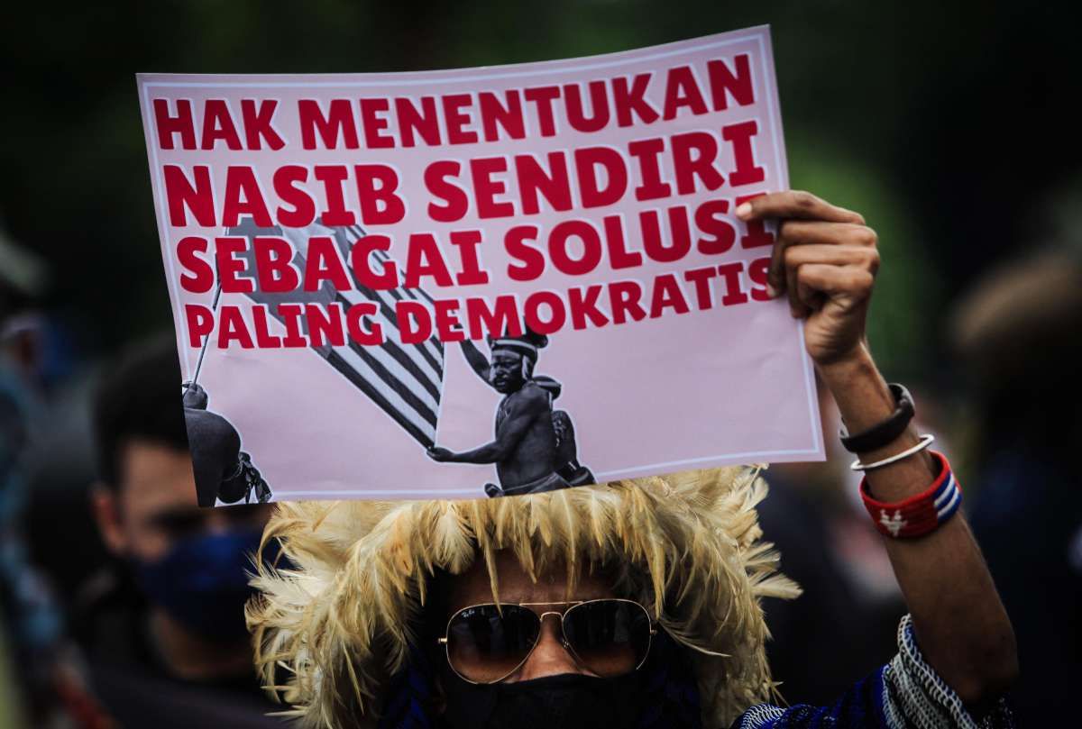 Mahasiswa Papua tuntut hak untuk menentukan nasib sendiri