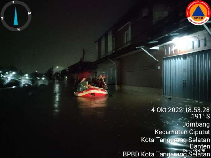  Banjir di Tangsel: Ribuan Rumah di 6 Kelurahan Dikepung Banjir