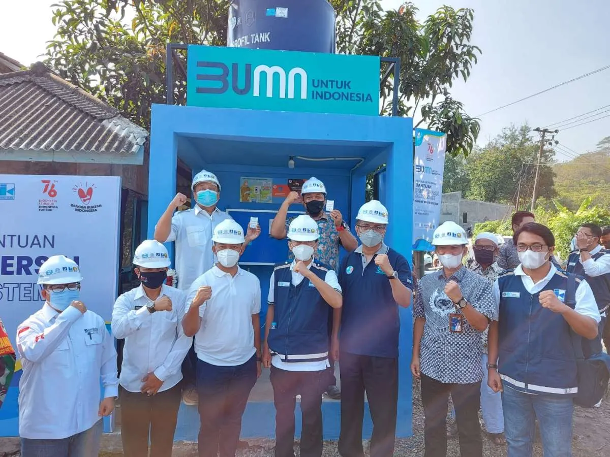 Gandeng Jamkrindo, Brantas Abipraya sediakan akses air bersih di Sukabumi