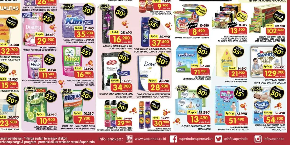 Promo JSM Superindo Terbaru 12-14 Mei 2023, Nikmati Diskon 65% & Beli 1 Gratis 1