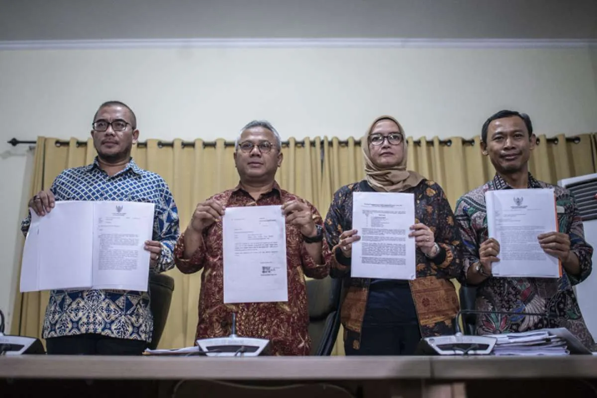 Sebelum dinyatakan positif Covid-19, Komisioner Pramono tugas bersama Ketua KPU