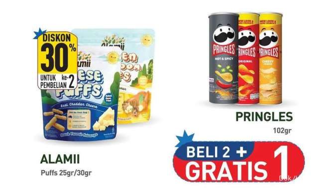 Pringles Beli 2 Gratis 1, Promo Hypermart Beli Banyak Lebih Hemat sampai 3 Oktober