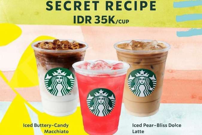 Promo Starbucks Secret Recipe, Semua Serba Rp 35.000 di Ojek Online