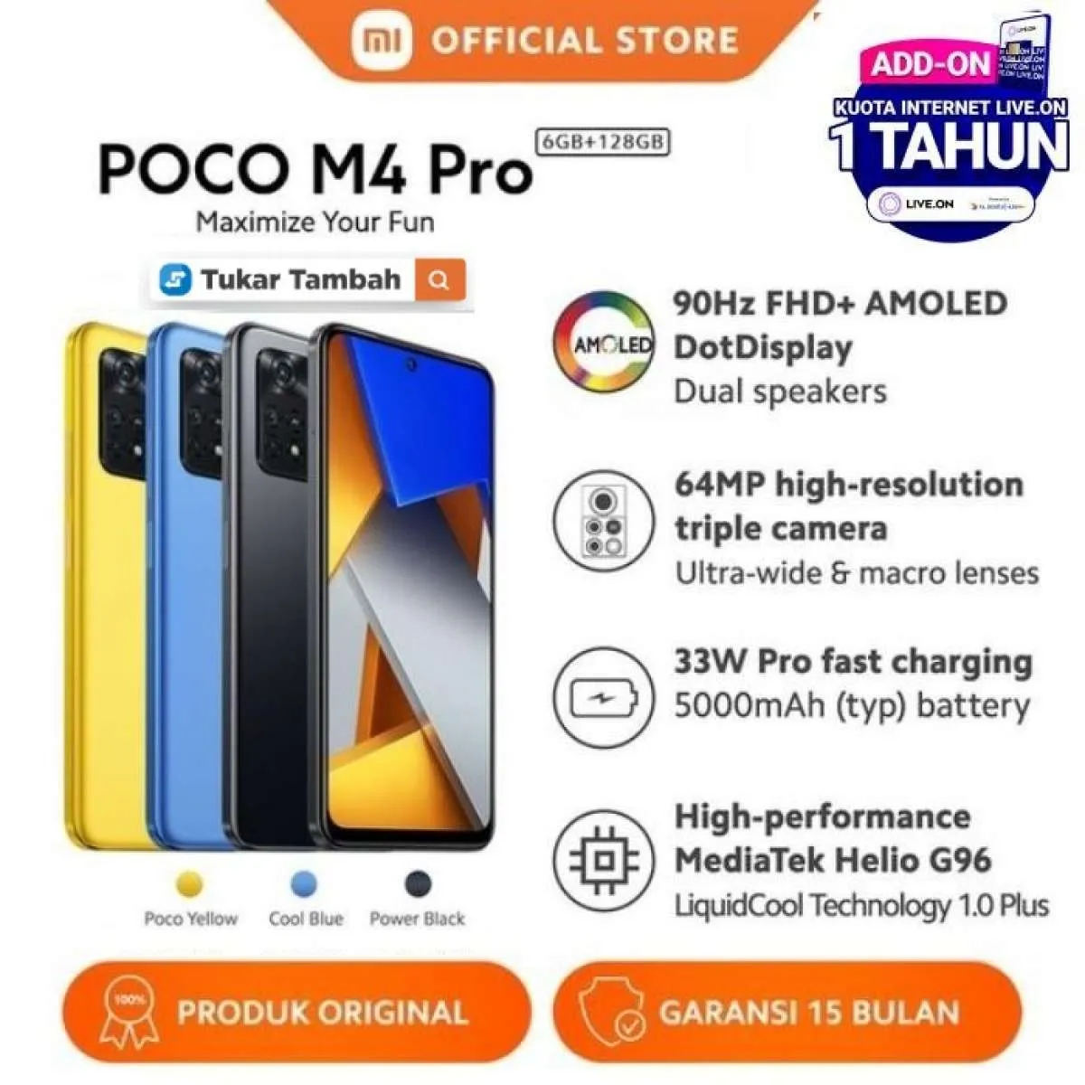Daftar Harga HP POCO M4 Pro di Oktober 2022 Beserta Spesifikasinya