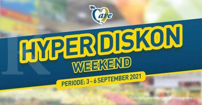 Promo JSM Hypermart 3-6 September 2021, banyak potongan harga di hyper diskon weekend