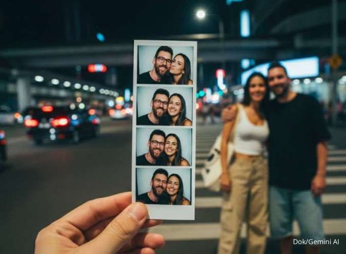Intip Prompt Gemini AI untuk Gaya Photobooth Strip 4 Frame Bersama Pasangan