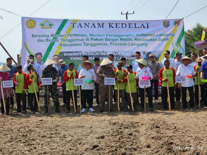 Gerakan Tanam Kedelai di Lampung, Mendag: Kolaborasi & Keberpihakan Majukan Petani