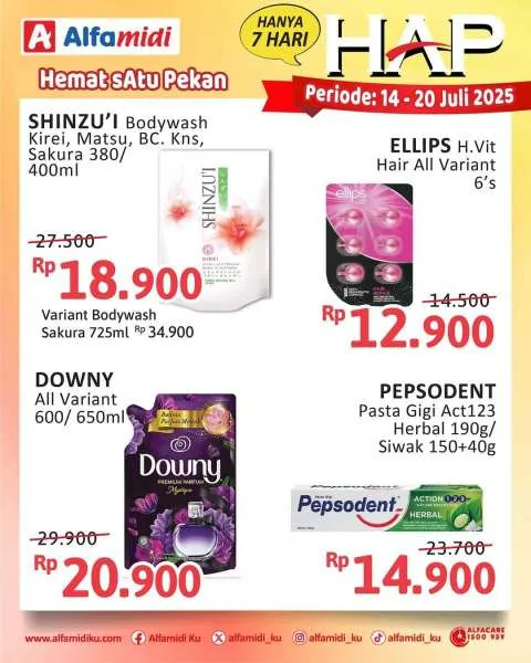 Promo Alfamidi Hemat Satu Pekan Periode 14-20 Juli 2025