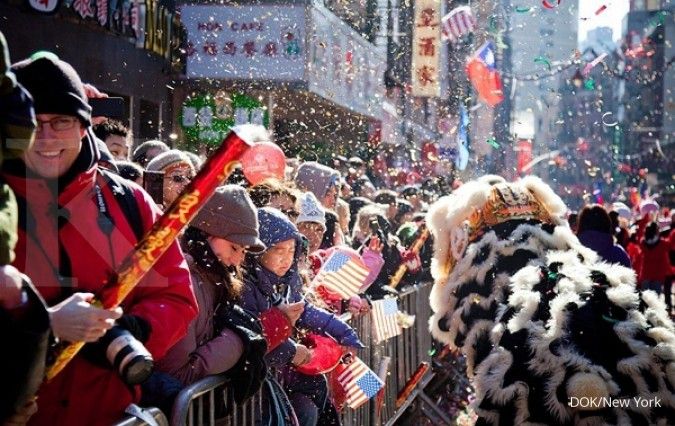 Perayaan Imlek Termegah di Dunia - New York 