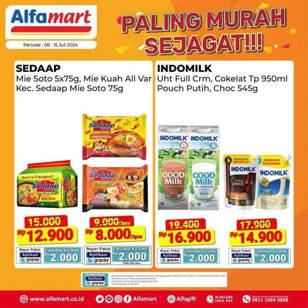 Promo Alfamart Paling Murah Sejagat Periode 1-15 Juli 2024