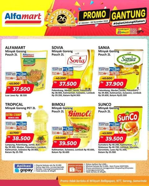 Promo Alfamart Gantung Periode 27 Oktober-2 November 2025