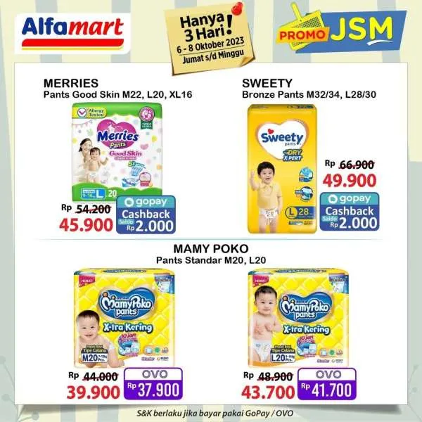 Promo JSM Alfamart Hanya 3 Hari Periode 6-8 Oktober 2023