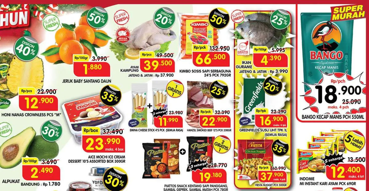 Promo Superindo di 22 Desember, Dapatkan Potongan Harga untuk Buah hingga Daging