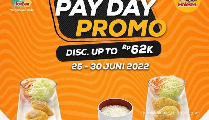 Promo HokBen Payday Terbaru di Akhir Bulan Juni 2022, Promo Menarik di Pekan Gajian