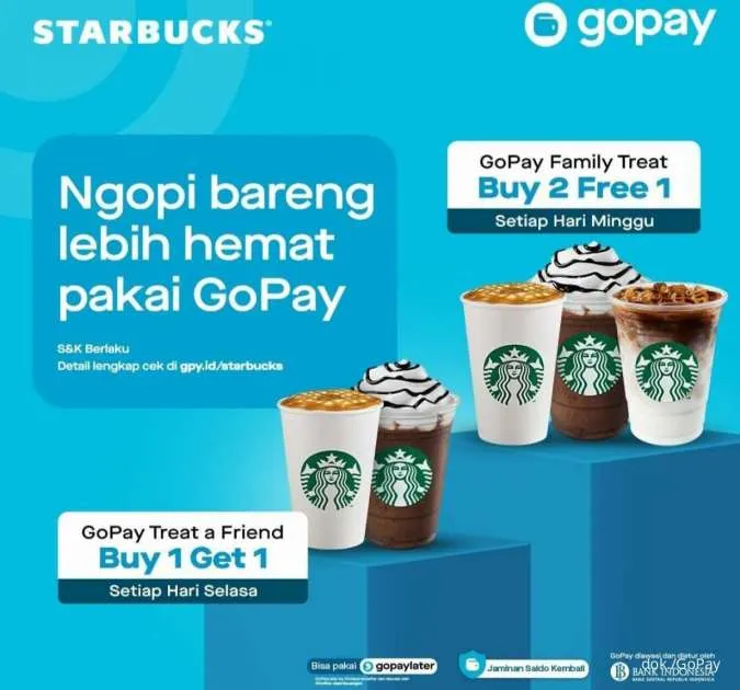 Promo Starbucks via GoPay