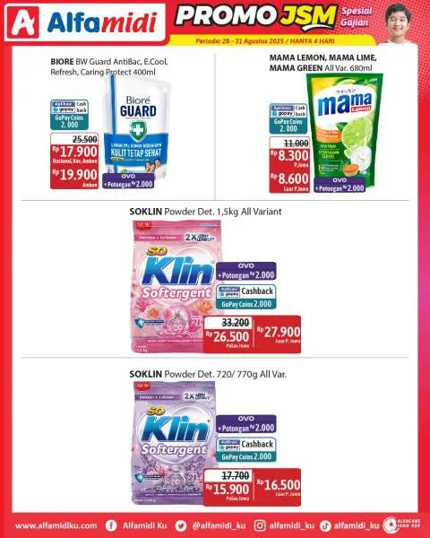 Promo JSM Alfamidi Spesial Gajian Periode 28-31 Agustus 2025