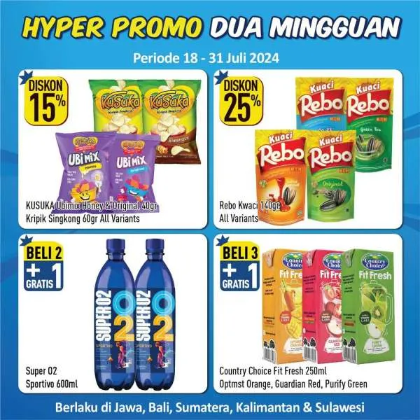 Promo Hypermart Dua Mingguan Periode 18-31 Juli 2024