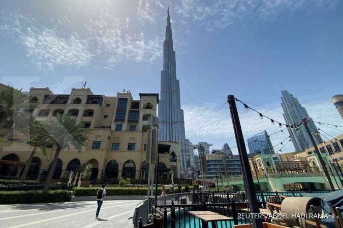 Dubai ubah bangunan tertinggi di dunia menjadi kotak amal virus corona 