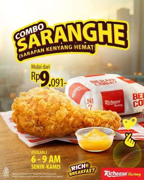 Promo Richeese Factory Combo Saranghe