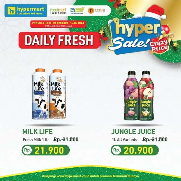 Promo JSM Hypermart Hyper Diskon Weekend Periode 29 Desember 2023-1 Januari 2024