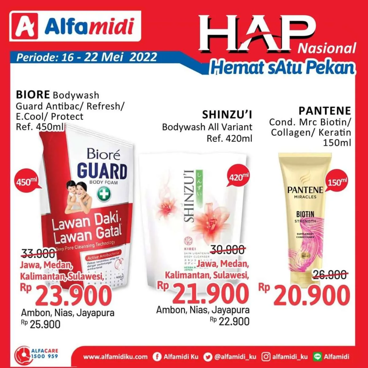 Katalog Promo Alfamidi Hemat Satu Pekan Periode 16-22 Mei 2022