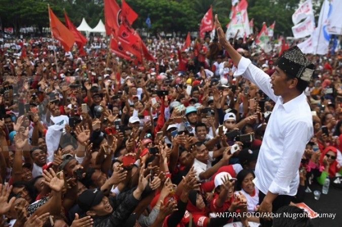 Jokowi ke Aceh dan Riau, Ma'ruf ke Purworejo di hari ketiga kampanye terbuka