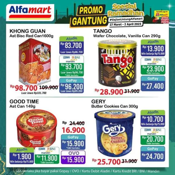 Promo Alfamart Gantung Periode 27 Maret-2 April 2023