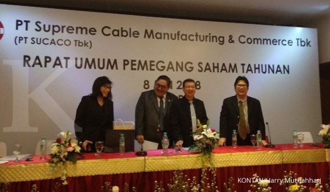 Supreme Cable Manufacturing (SCCO) akan bagi dividen Rp 350 per saham