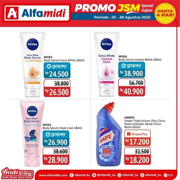 Promo JSM Alfamidi Spesial Gajian Periode 25-28 Agustus 2022