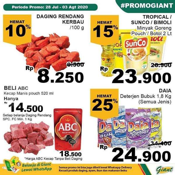 Promo Giant 28 Juli – 3 Agustus 2020