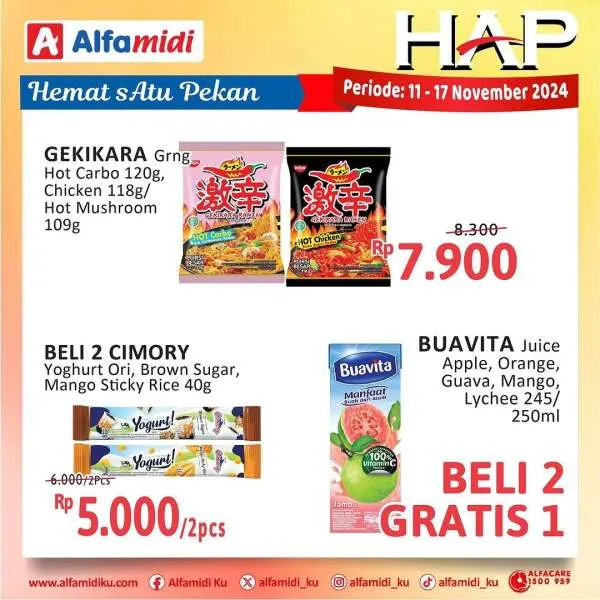 Promo Alfamidi Hemat Satu Pekan Periode 11-17 November 2024