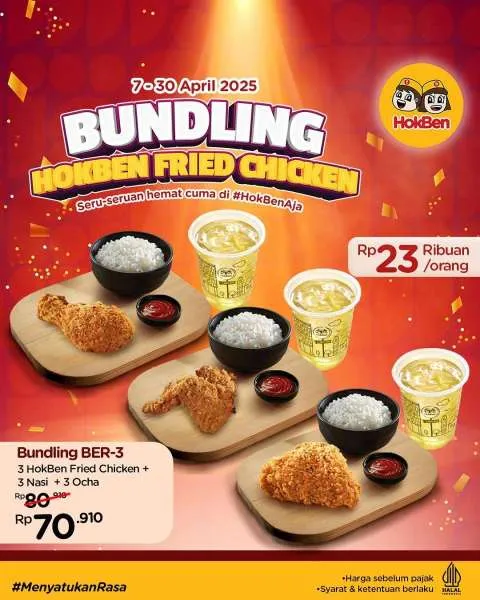 Promo Hokben Fried Chicken Bertiga