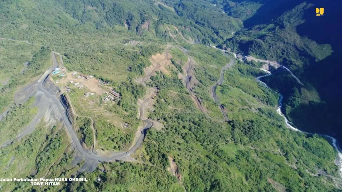 Pembangunan Jalan Lintas Batas Papua Dilanjutkan